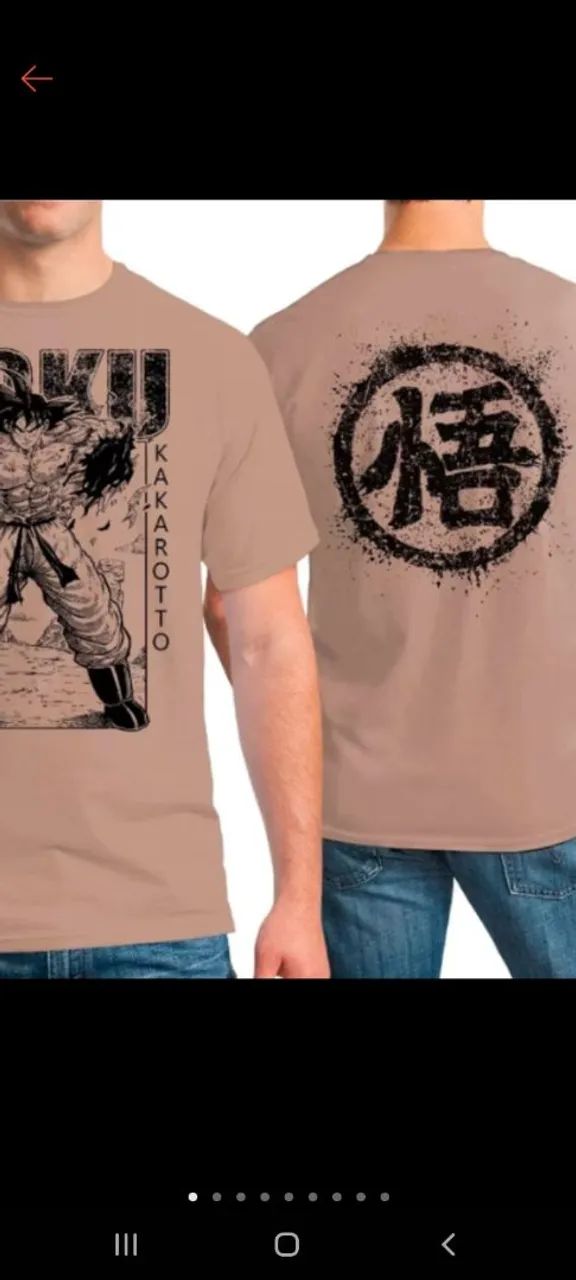 Camiseta Goku Kakarotto