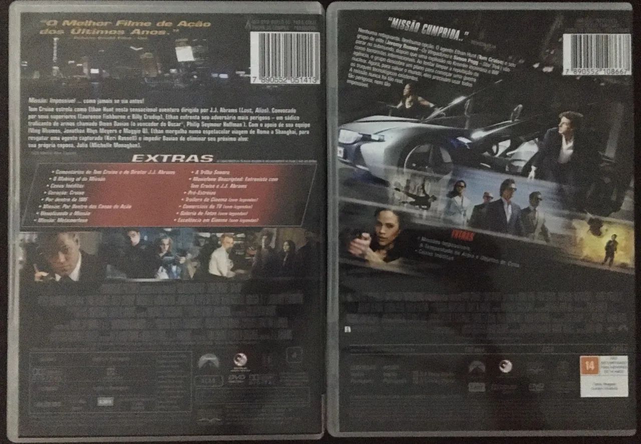 COMBO 2 FILMES MISSAO IMPOSSÍVEL 3 E PROTOCOLO FANTASMA - Foto 2