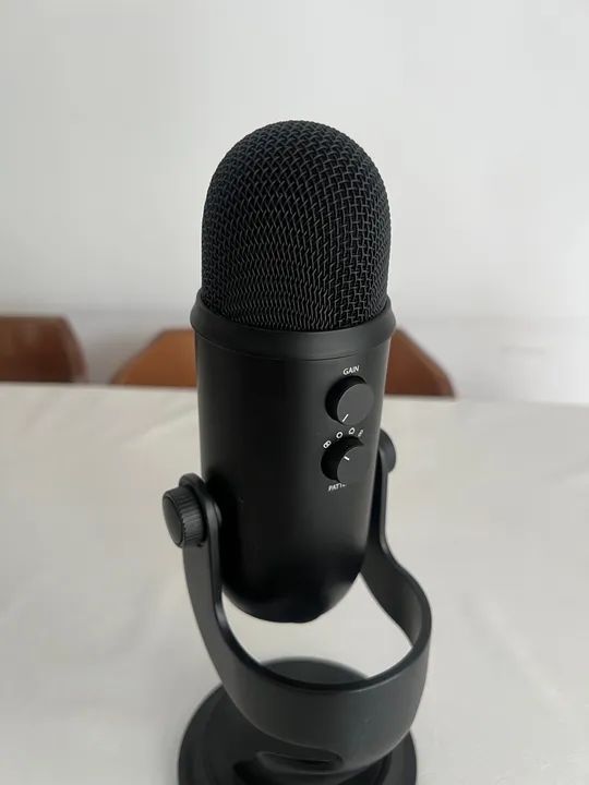 Microfone Condensador Blue Yeti Blackout - Foto 2