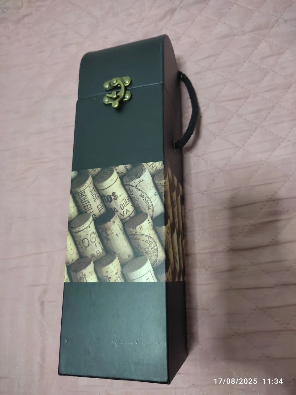 Caixa para vinho decorativa