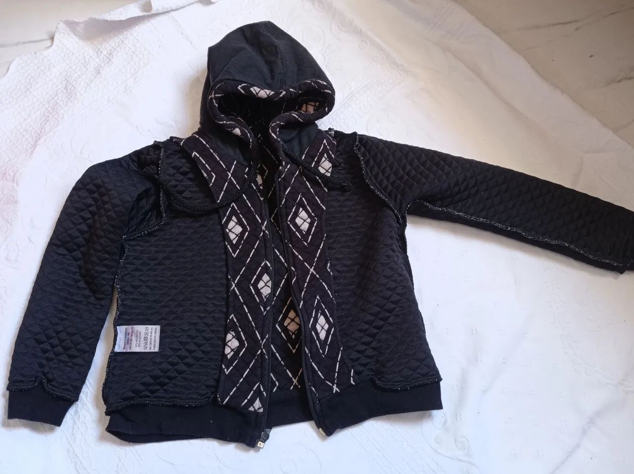 Casaco de Moletom Infantil com Capuz 5\6 - Foto 3