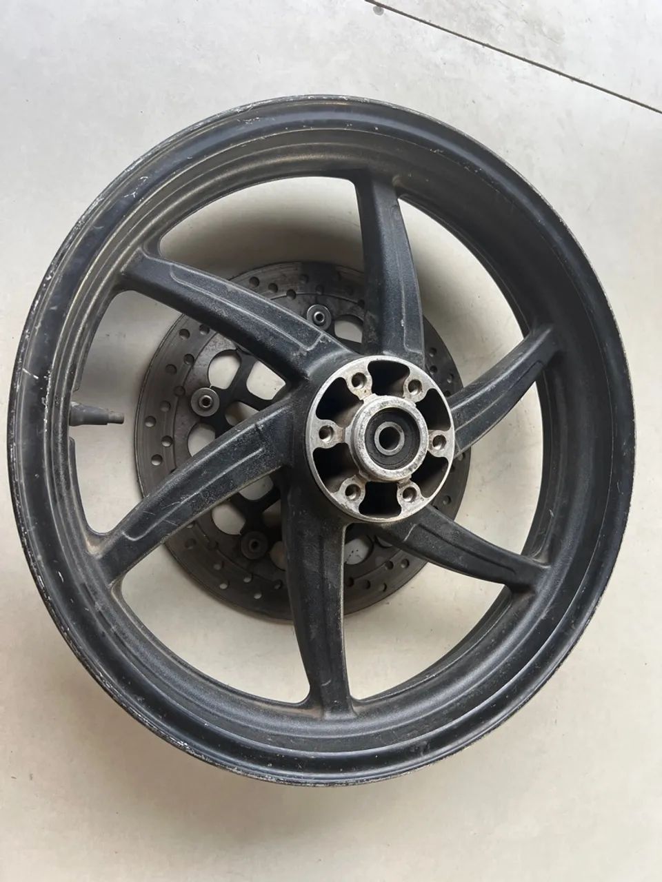 Roda Dianteira e Disco Kasinski Comet 250 10/12 Original  - Foto 3
