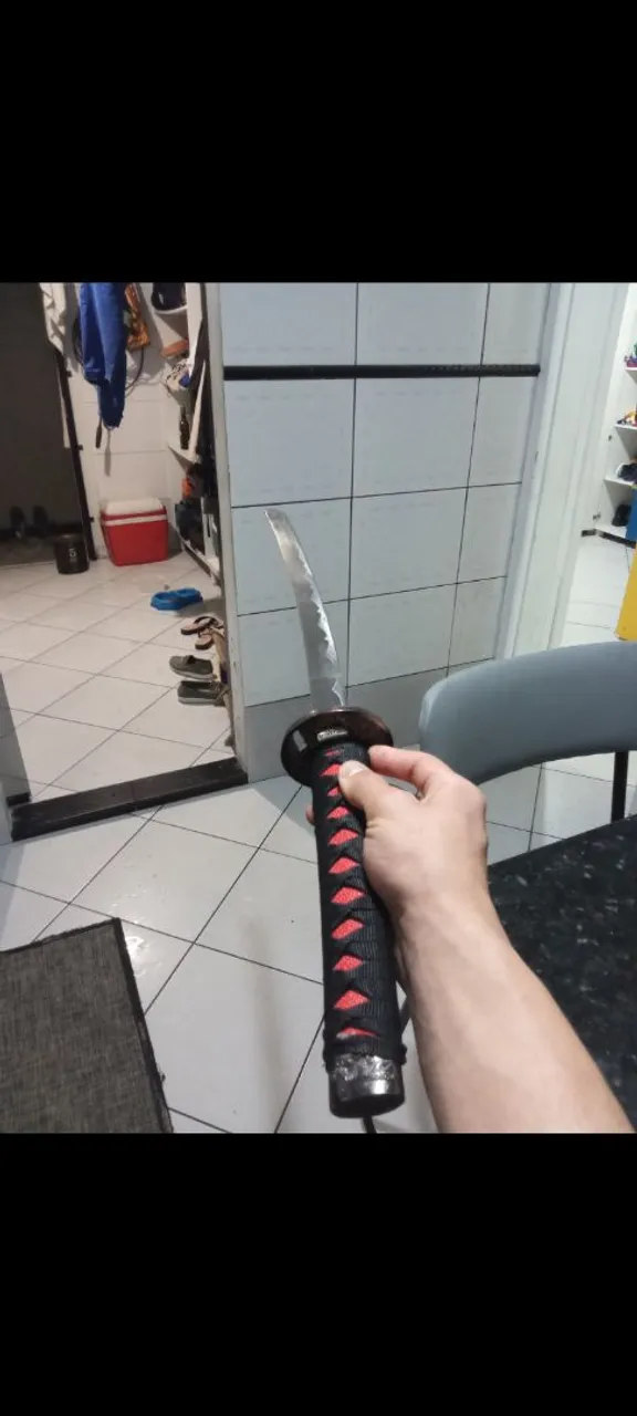 Katana Decorativa - Lâmina de Aço Inox