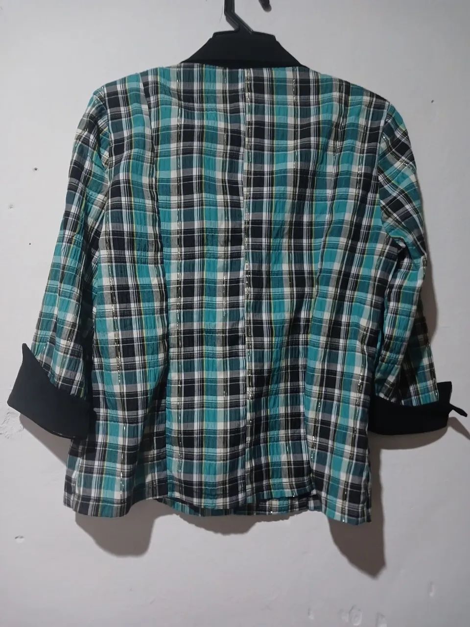 Blazer xadrez verde e preto bia & Beth  - Foto 2
