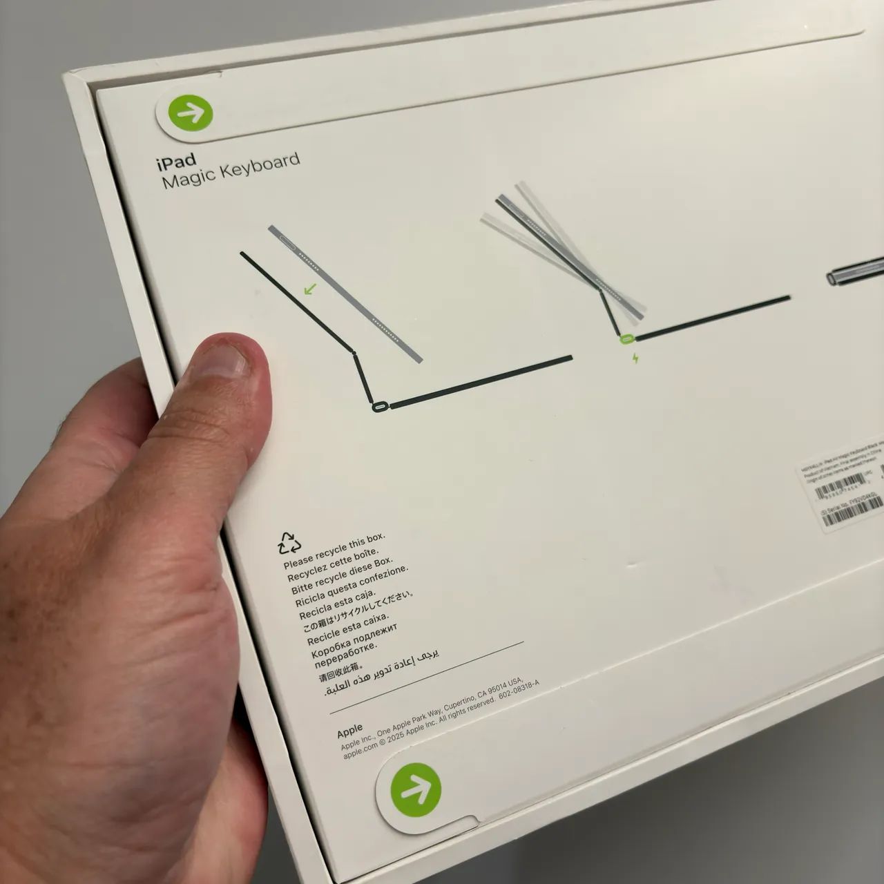 Magic Keyboard Ipad Air 11 (M3 / M4) Novos Lacrados ! - Foto 3