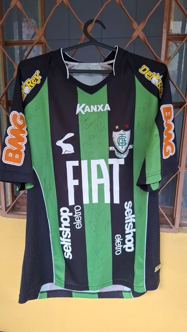 Camisa América Mineiro AUTOGRAFADA.