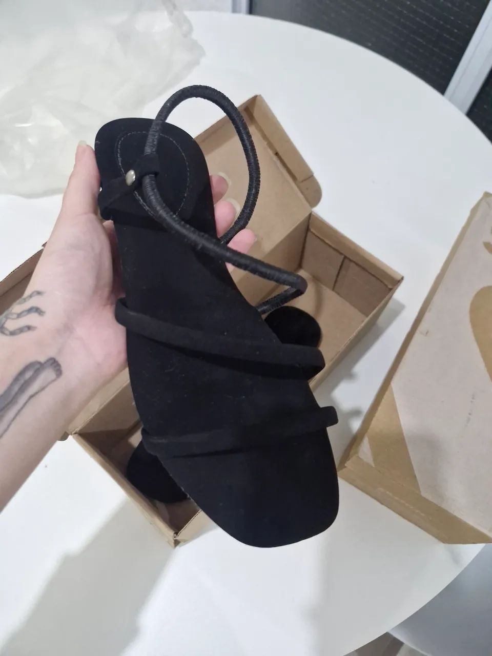 Rasteira preta Sonho Dos Pés