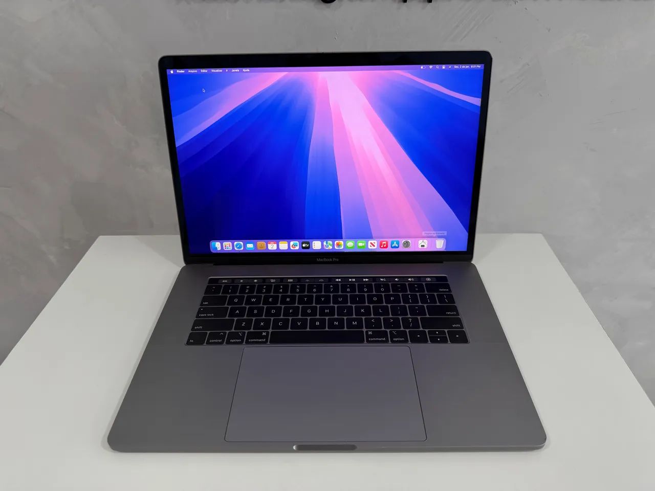 MACBOOK PRO CORE I9, 32 GB, 512 ARMAZENAMENTO , TOUCD ID, 15.4
