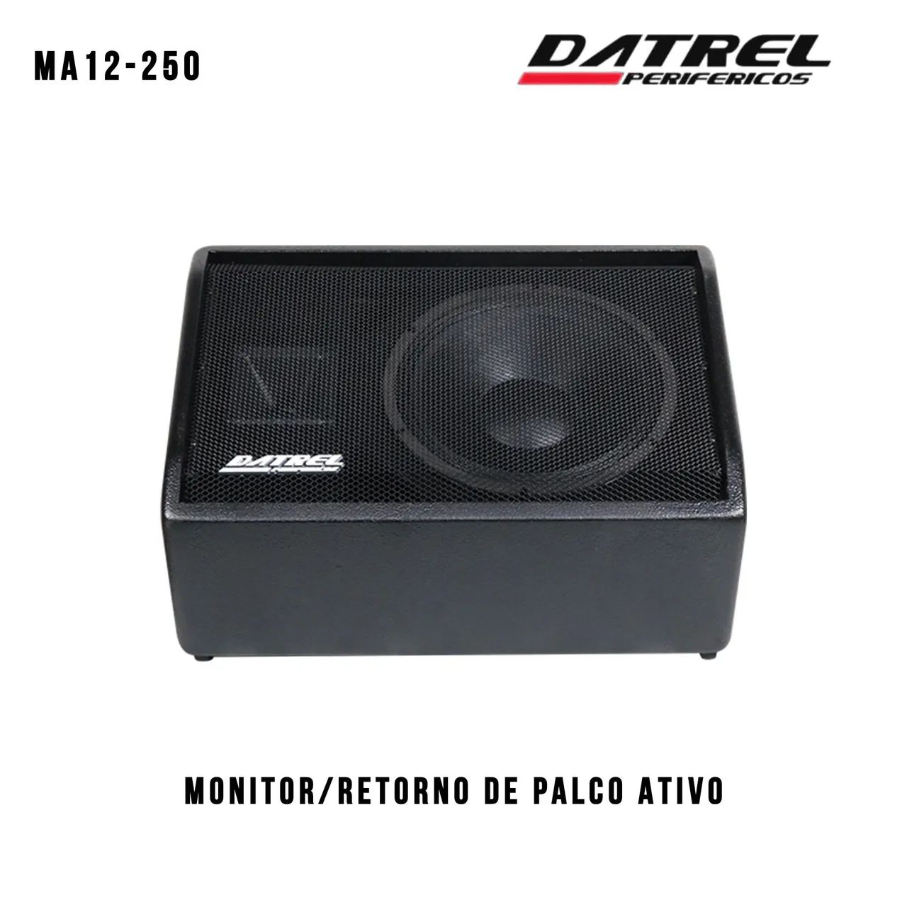 Caixa de Som Monitor Metorno Ativo Datrel MA12-250 12 polegadas 250 w rms - Foto 2