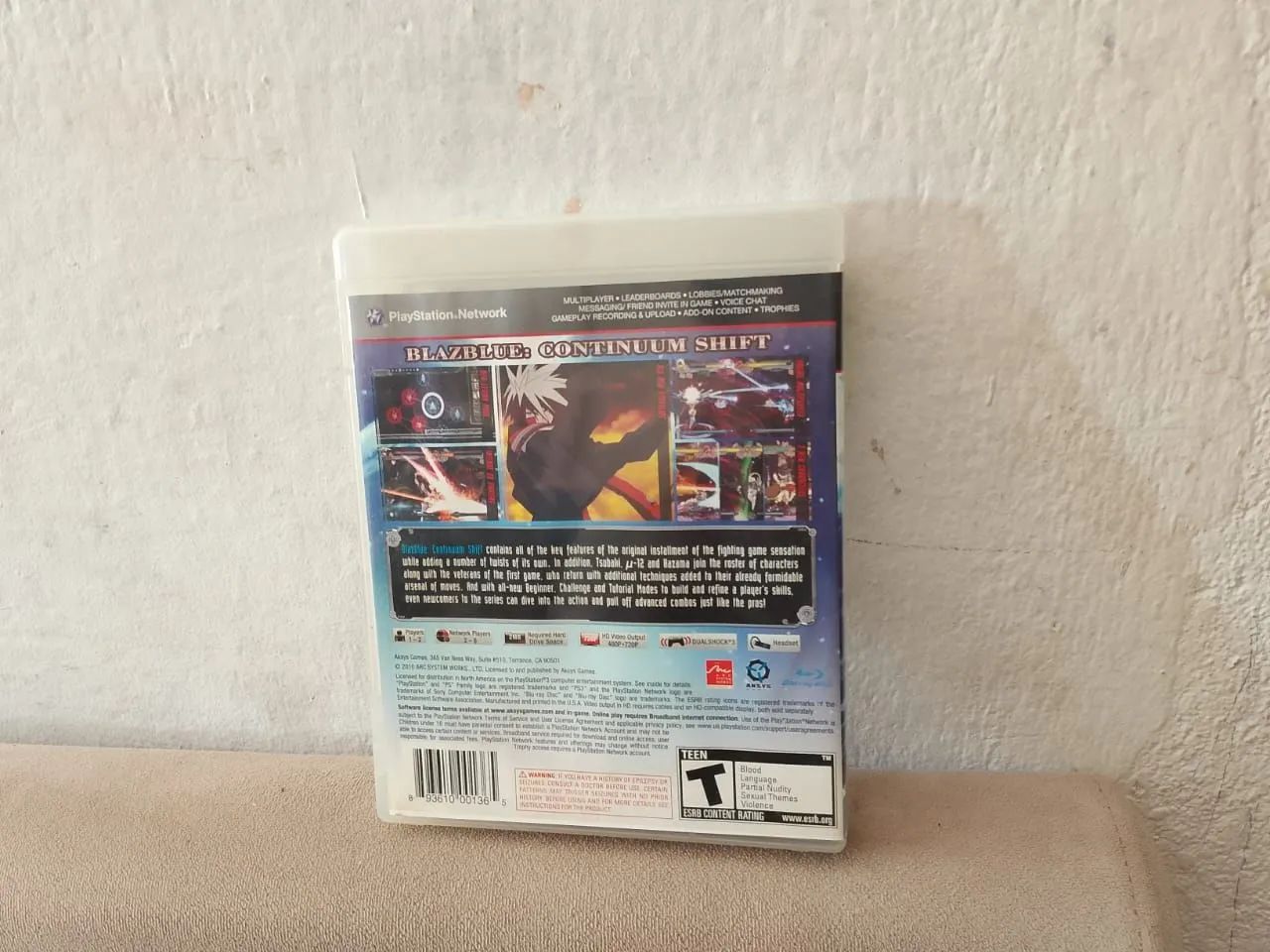Blazblue- PS3 - COMPLETO! - Foto 2