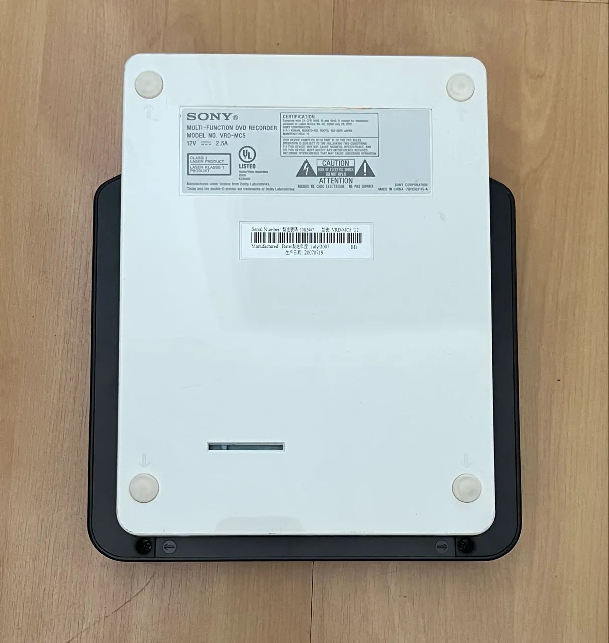 Gravador de dvd Sony MODELo VRD-MC5 - DVD, Blu-Ray e Vídeo Cassete