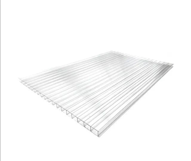 Chapa policarbonato aveolar 6mm e perfil de alumínio 