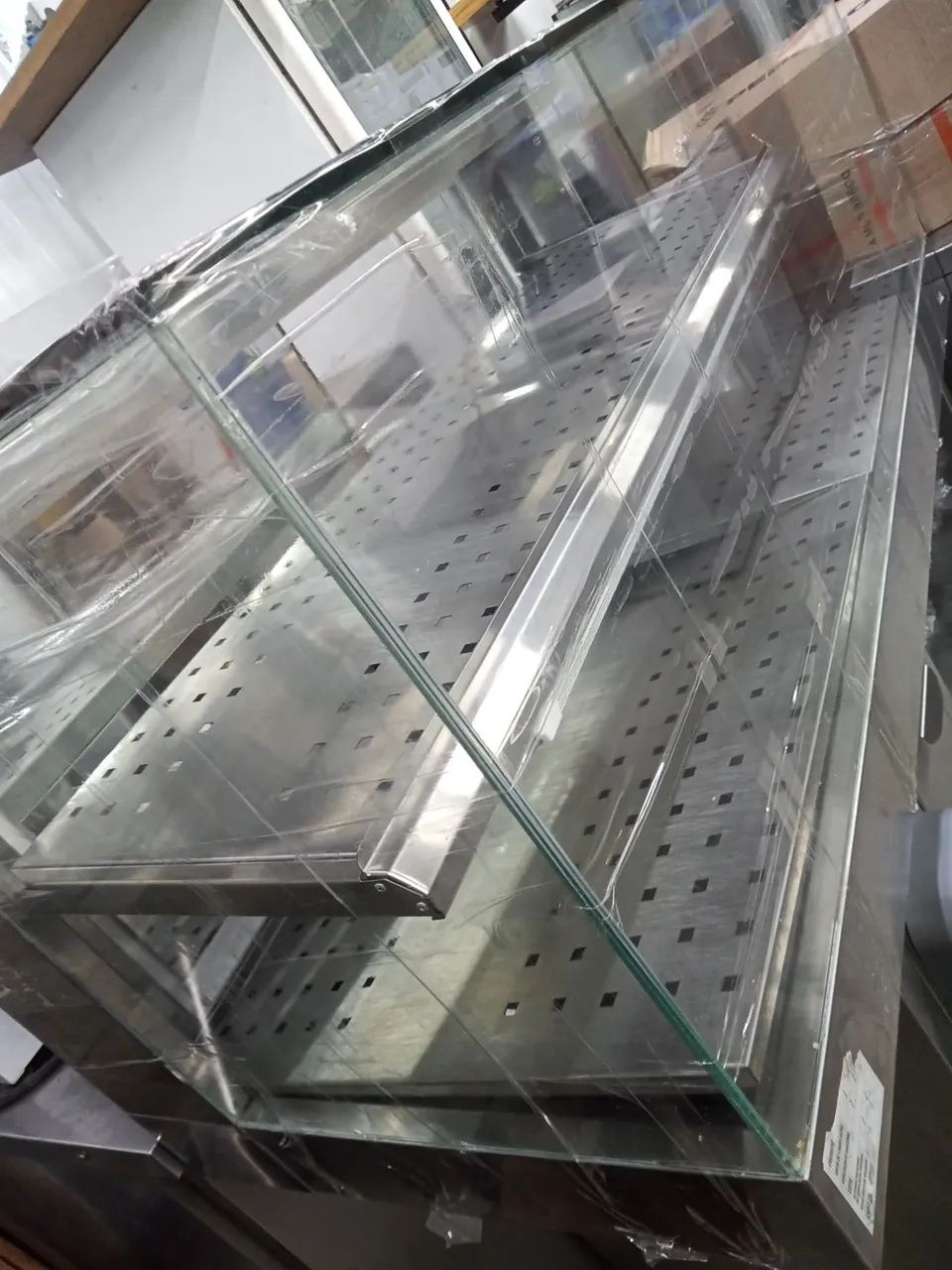 Vitrine aquecida, inox , funcionamento perfeito - Foto 2