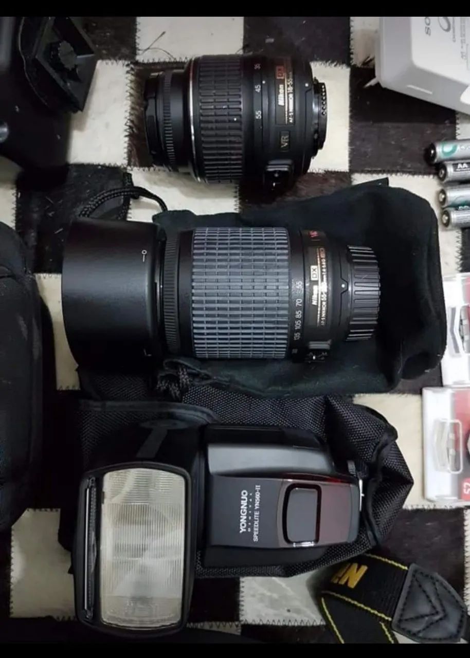 Kit Completo Câmera Nikon D3100  - Foto 5