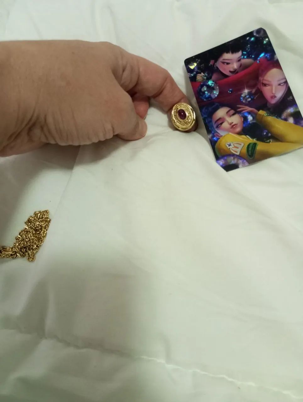 anel ouro 18 dedo mindinho - Foto 3