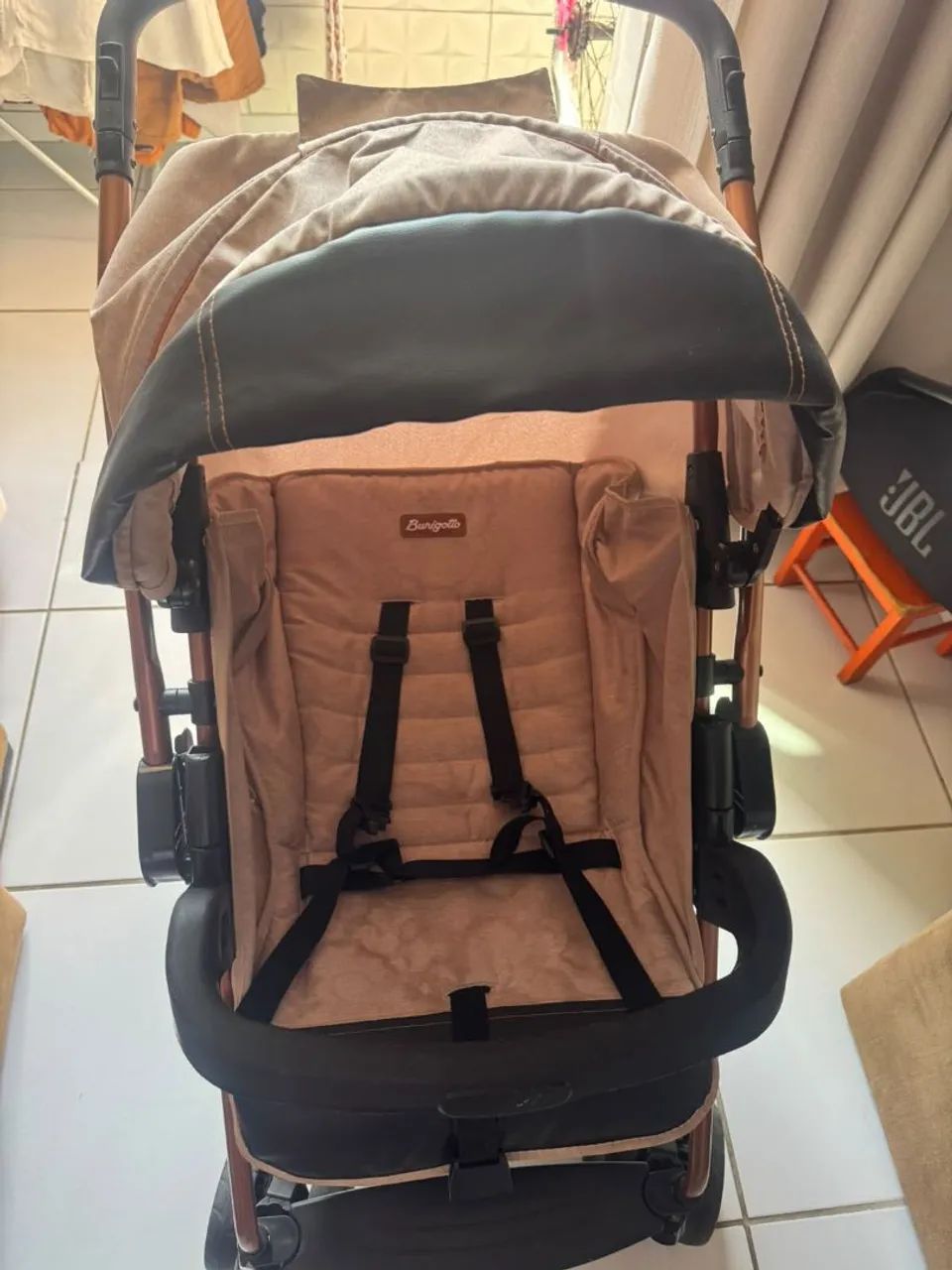 Carrinho de Bebê Com Bebê Conforto Burigotto - Foto 4