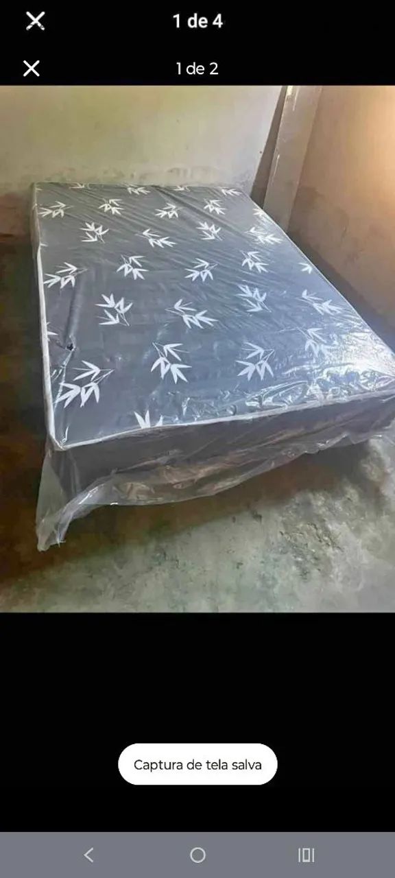 Cama box de casal 3 cm de espuma acoplado  - Foto 2