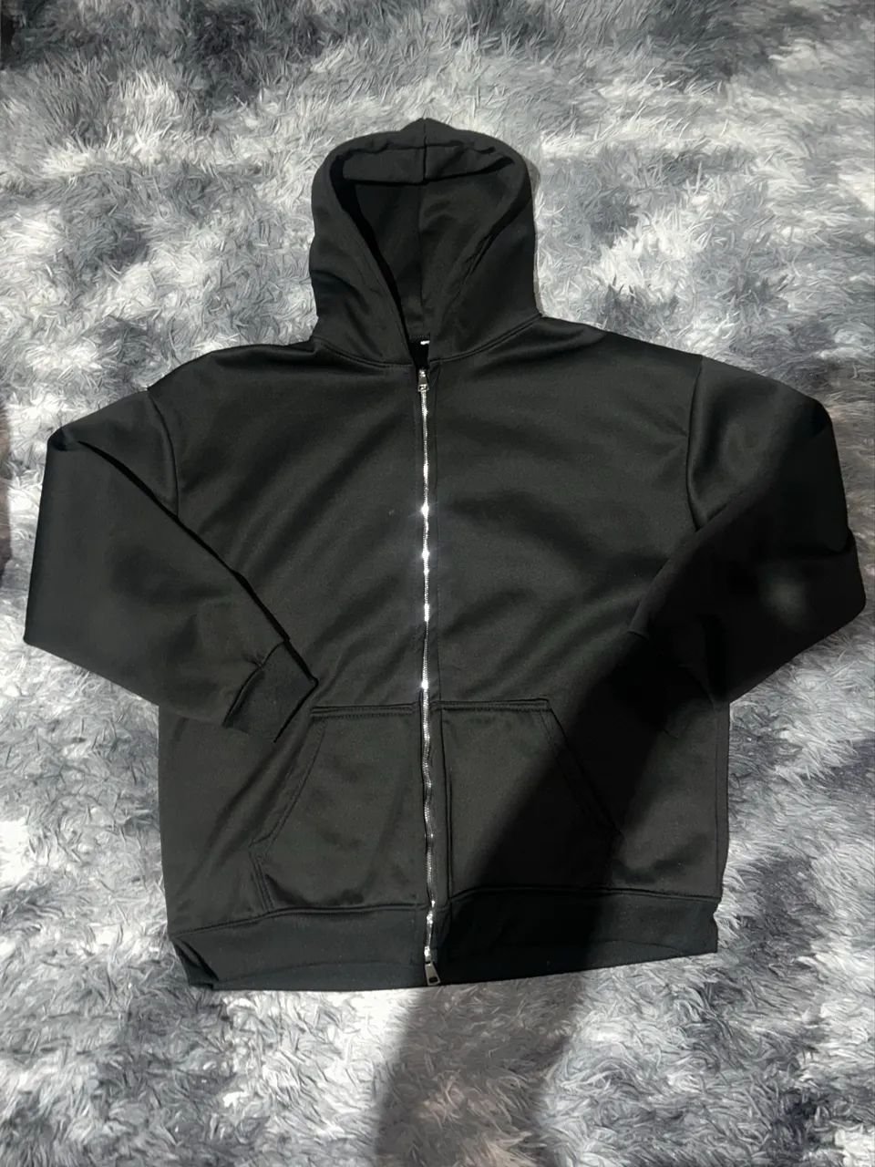 Moletom Ziper Duplo Preto 
