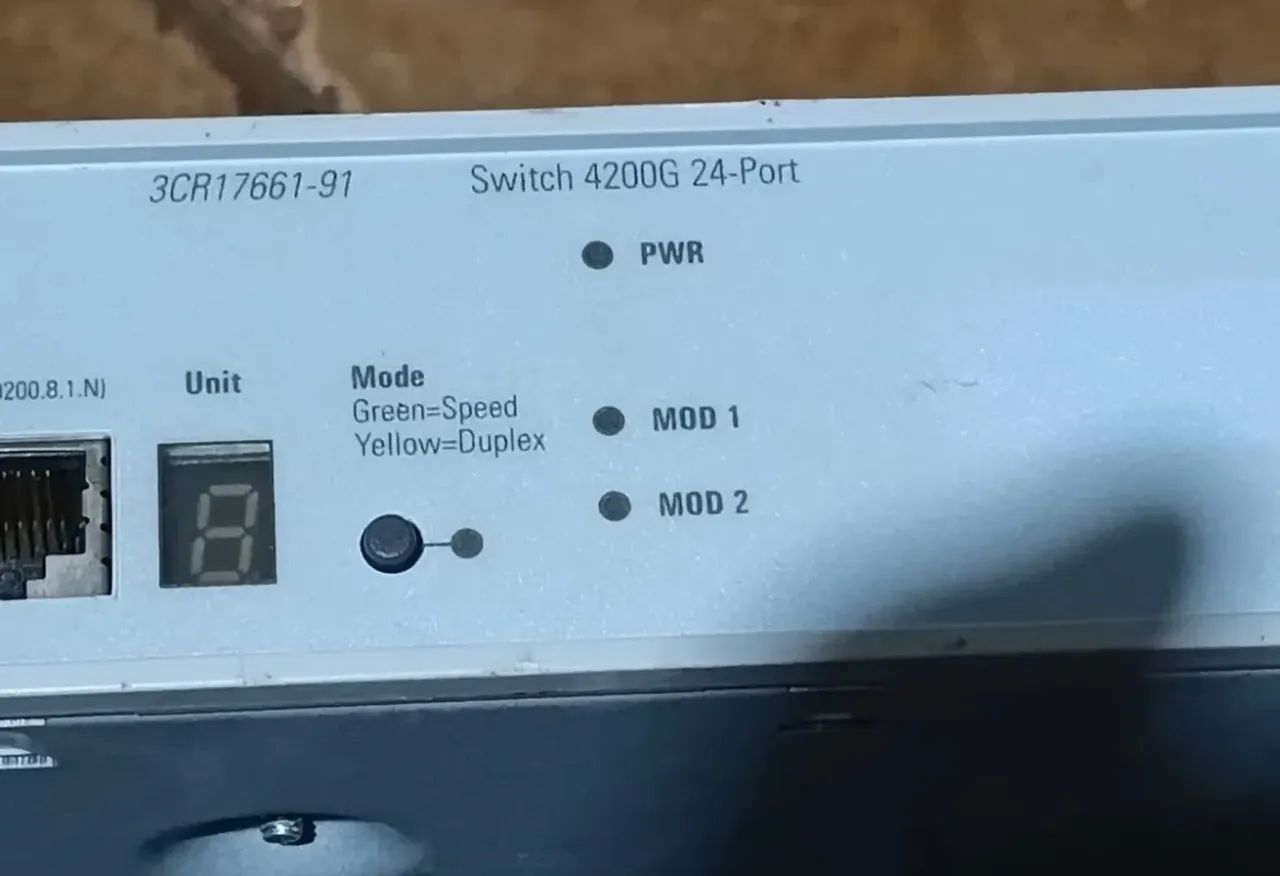 Lote Switch 3com 01= 3c17300  01= 3cr17661-91 Giga - Leia!!! - Foto 2