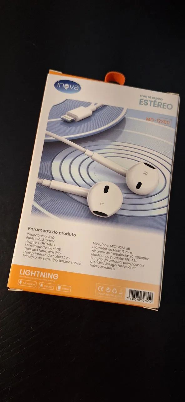 Fone para iPhone com microfone  - Foto 4