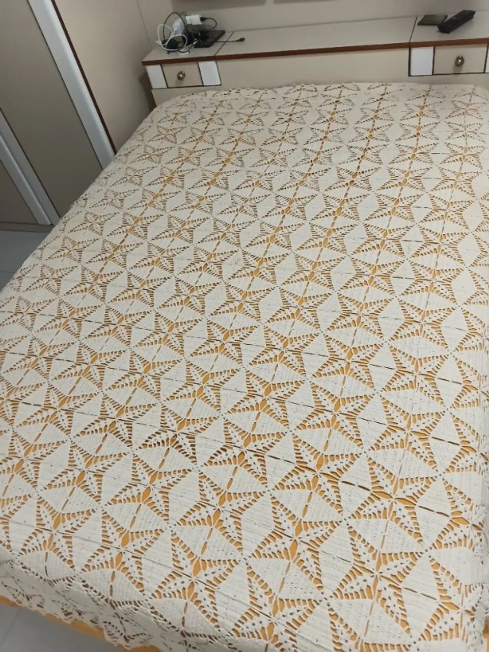 Colcha de crochê artesanal  - Foto 2