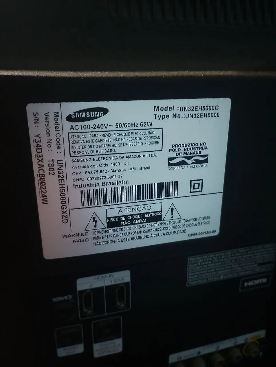 Tv Samsung 32 polegadas 