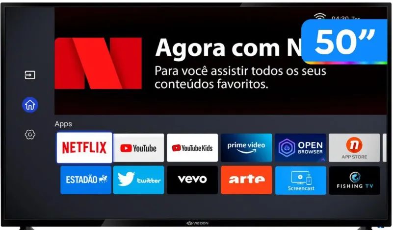 TV VISION 50 SEMI NOVA - Foto 2
