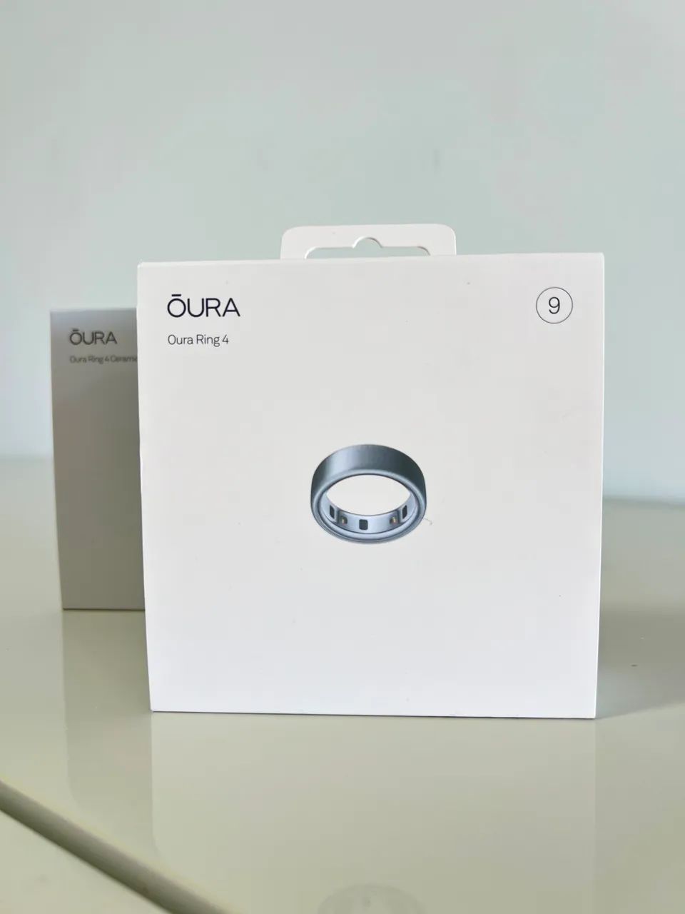 OURA RING 4 PRATA ESCOVADO TAM. 9