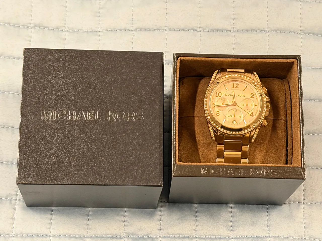 RELÓGIO MICHAEL KORS ORIGINAL FEMININO - ROSE GOLD COM CRISTAIS