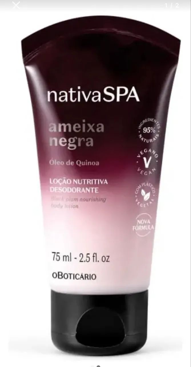 Loção Nutritiva Nativa SPA Boticário 