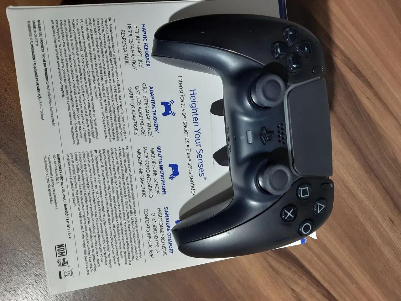 Controle original PS5 Black  - Foto 5