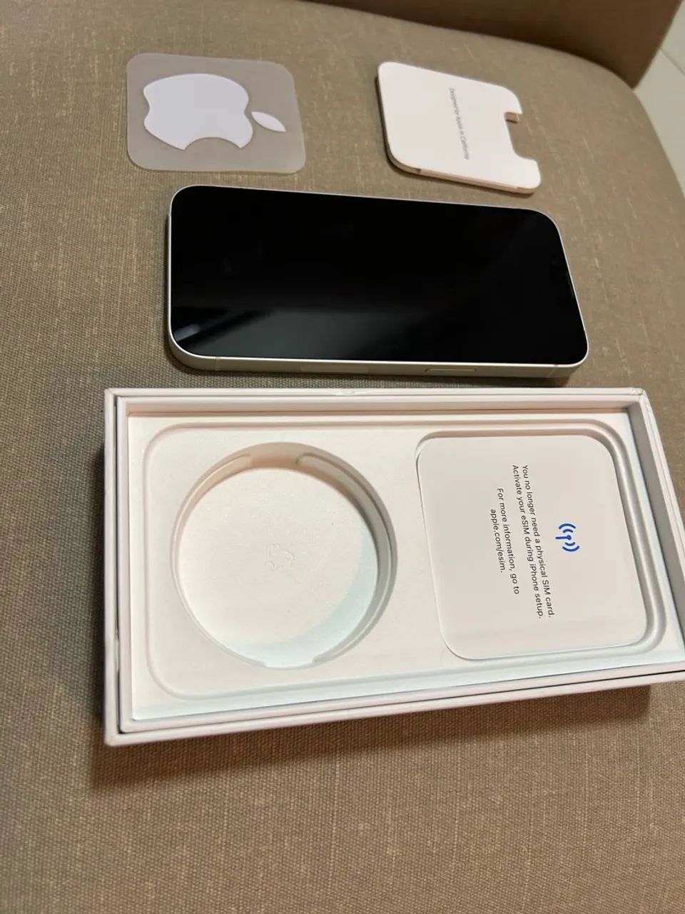 iPhone 14 256GB branco - Foto 3