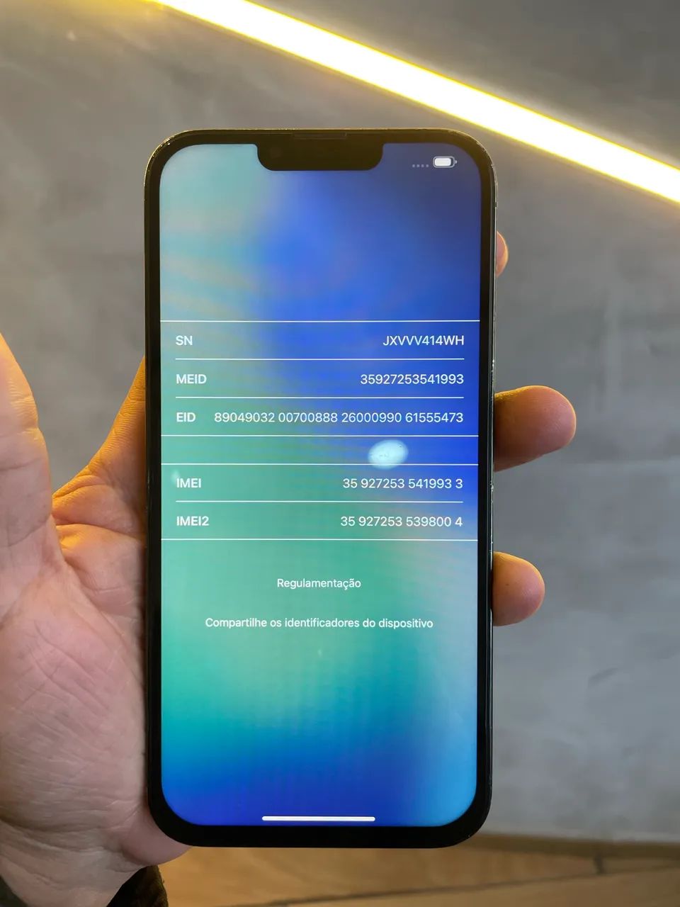 ? iPhone 13 Pro Max 128GB ? R$ 1.800