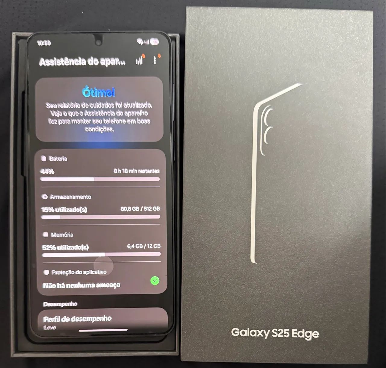 Samsung S25 Edge completo zerado!