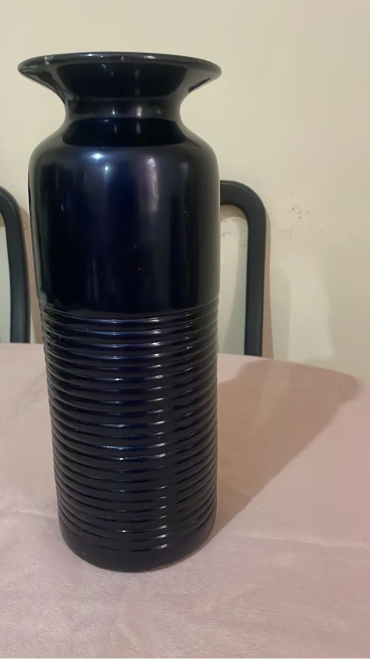 Vaso de cerâmica preto - Foto 4