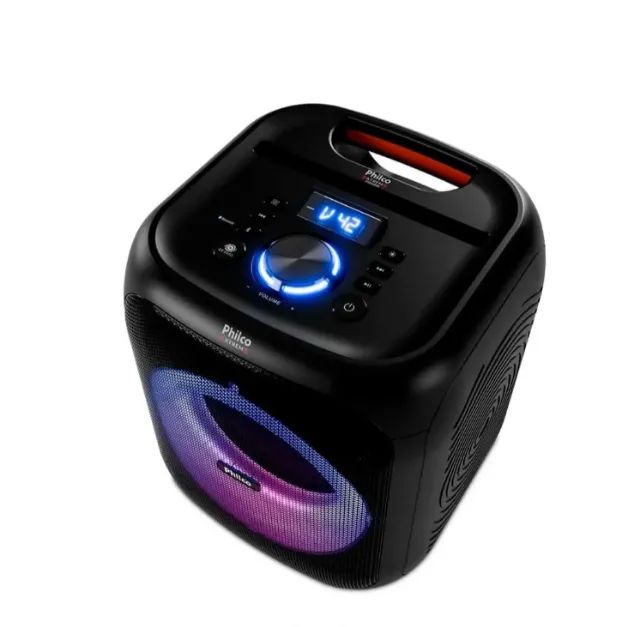 Caixa de Som Amplificada Philco Flash Light PCX4800, Bluetooth, Entrada USB e Bateria inte - Foto 2