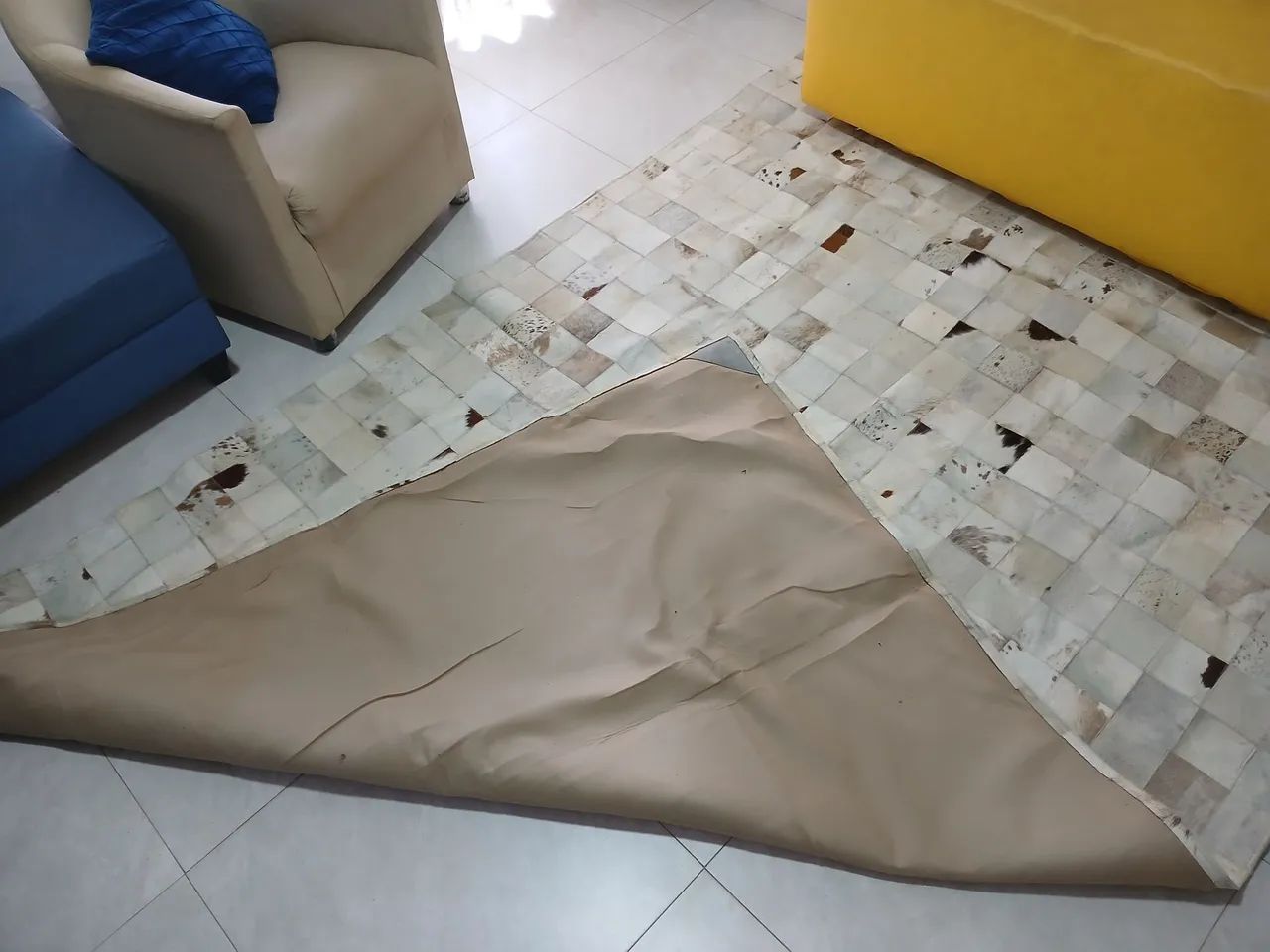 Tapete Couro Legítimo 