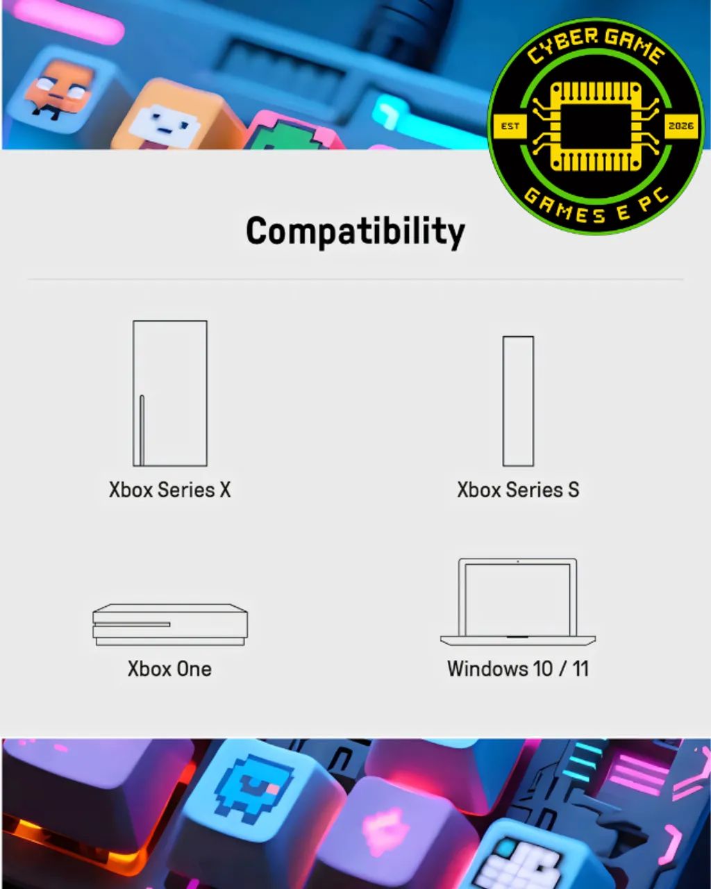 Controle 8BitDo Ultimate C Wired - Foto 2
