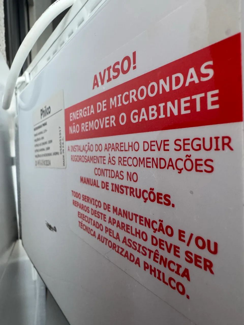Microondas Eletrolux usado 