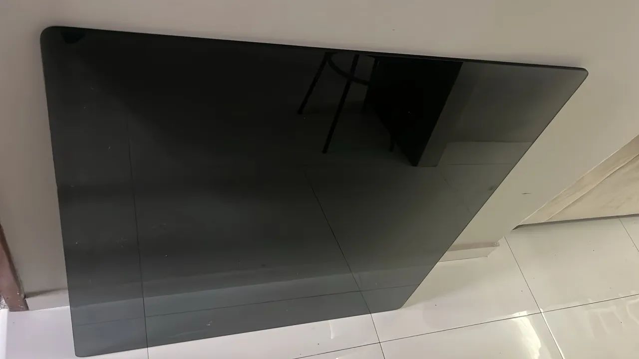 Tampo de vidro fumê