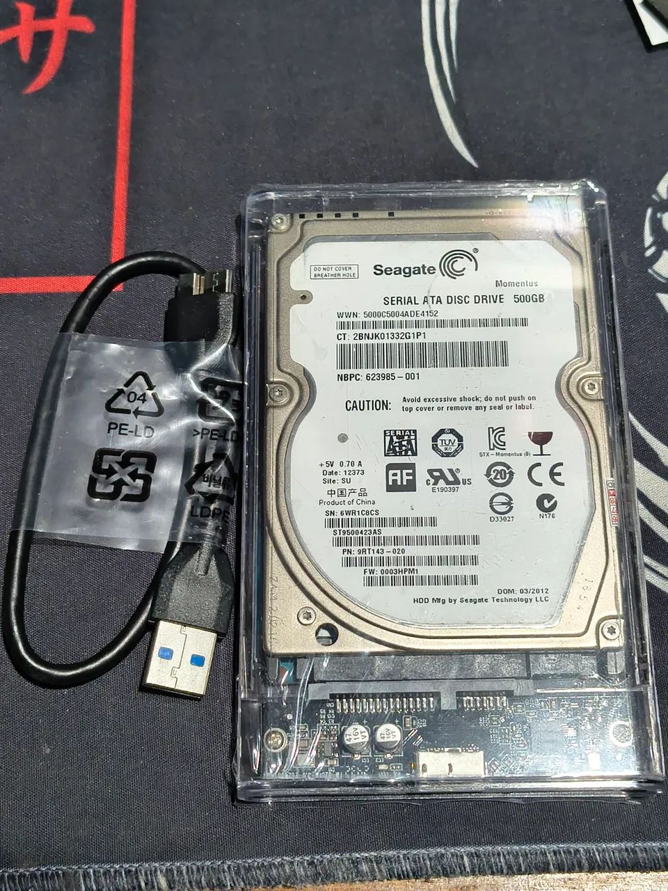 HD externo 500gb SEAGATE 