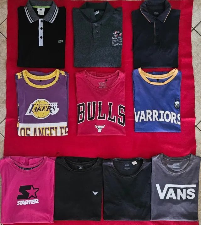 Camisetas masculinas usadas