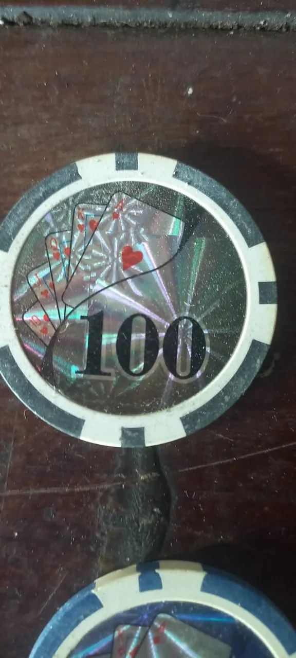 100 Fichas de Poker Texas Hold - Foto 2
