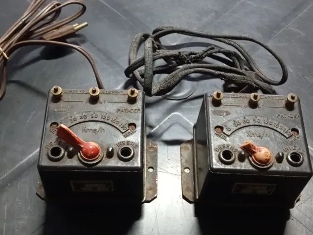 Controles remoto antigos trem HO