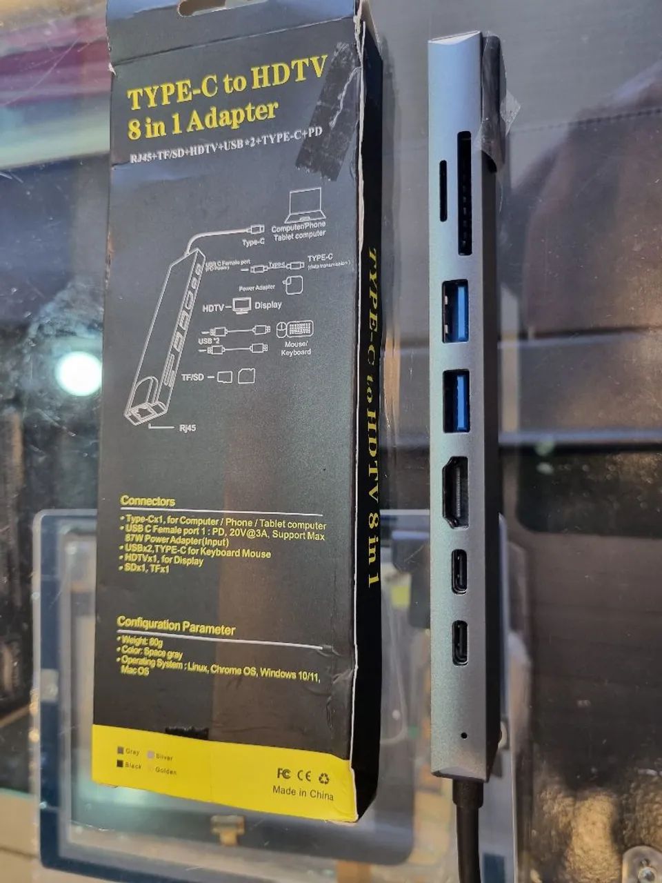 Hub Adaptador USB-C 8 - Foto 2