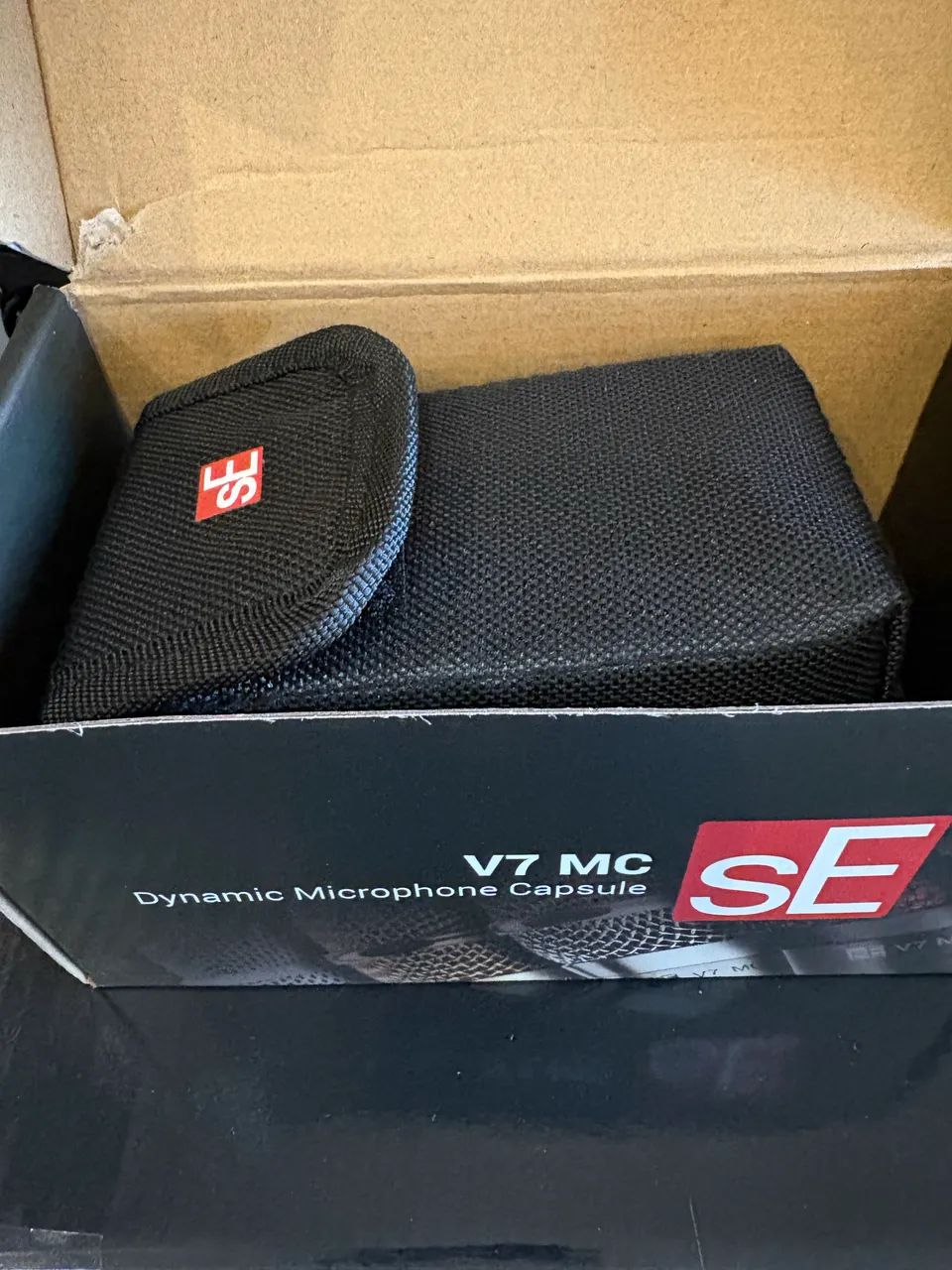 Cápsula Se Electronics V7 Para Microfone Sem Fio Shure Mc1 Cor Preto - Foto 3