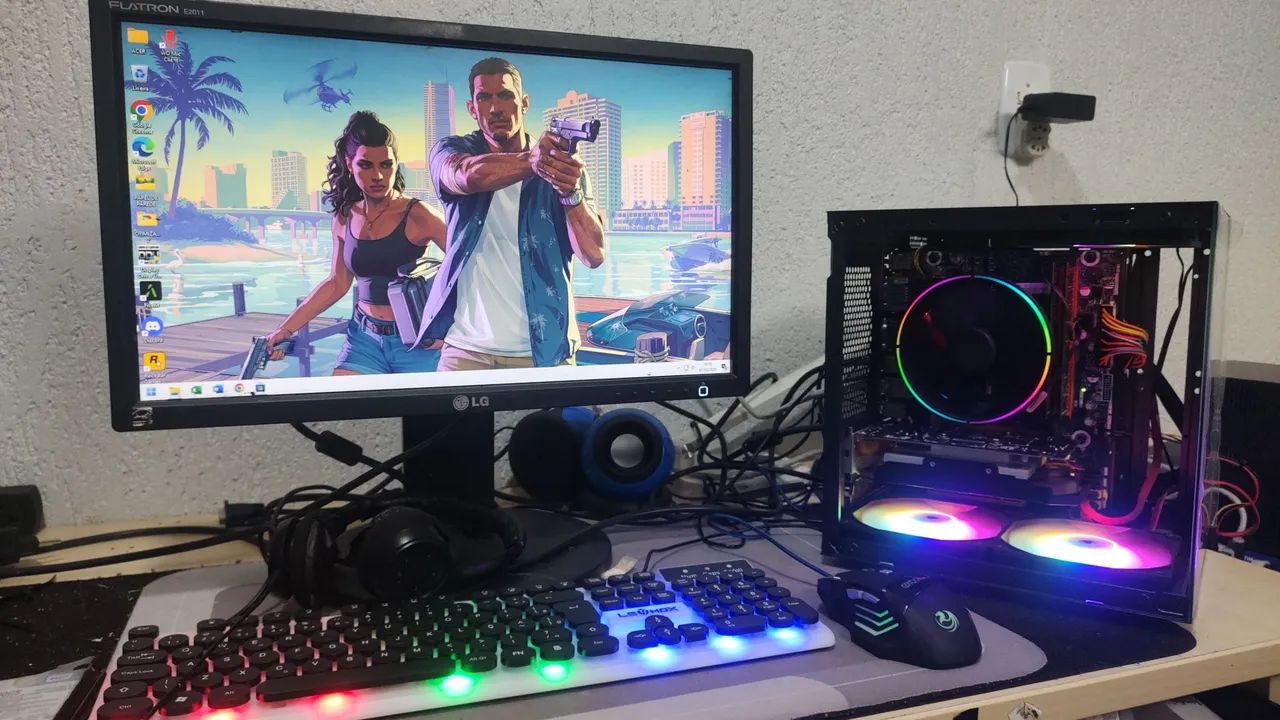 PC COMPLETO GAMER AQUARIO PRO !!!! - Foto 5