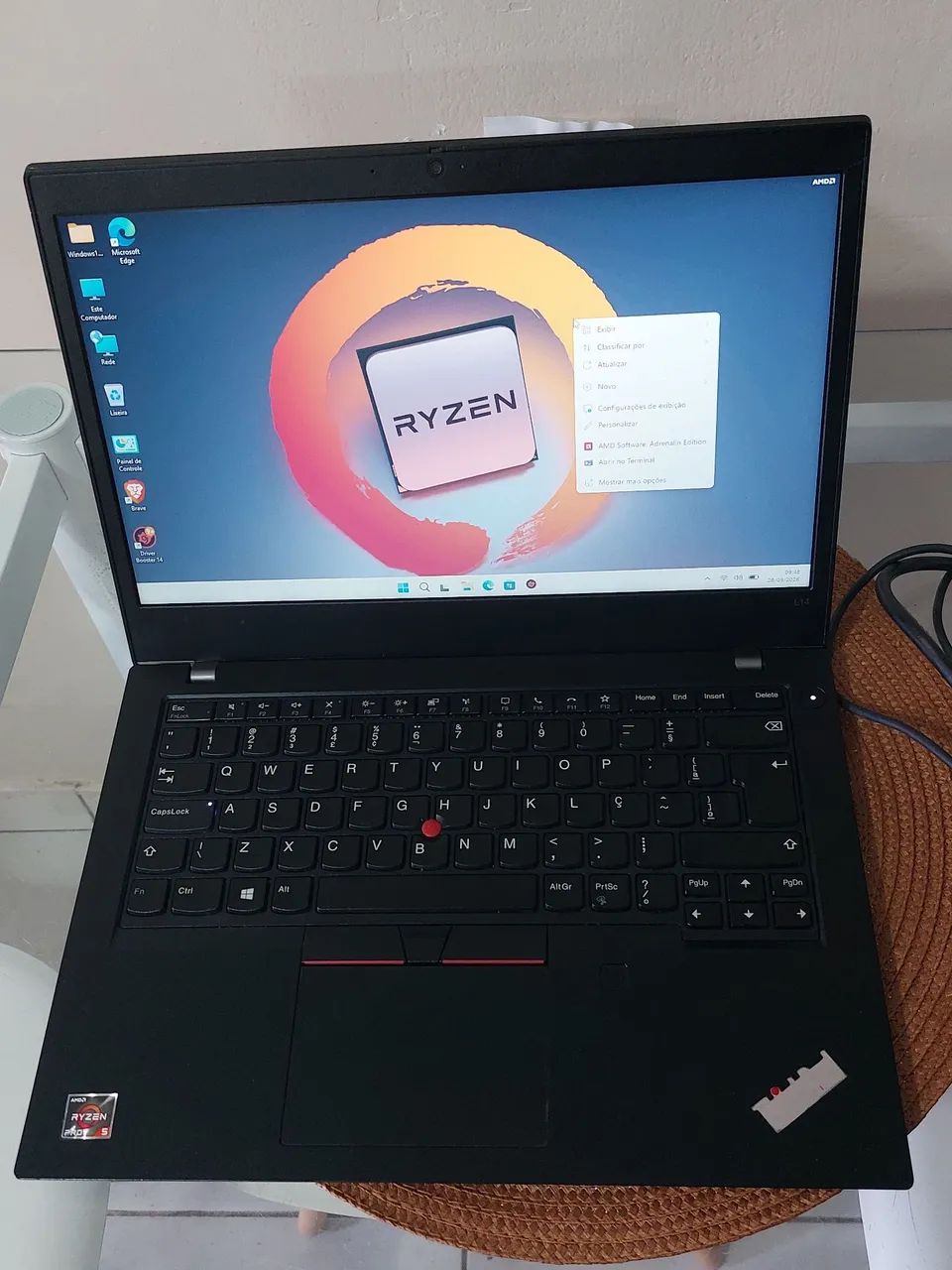 NOTEBOOK LENOVO RYZEN 5 PRO - RÁPIDO E OTIMIZADO! ? - Foto 4
