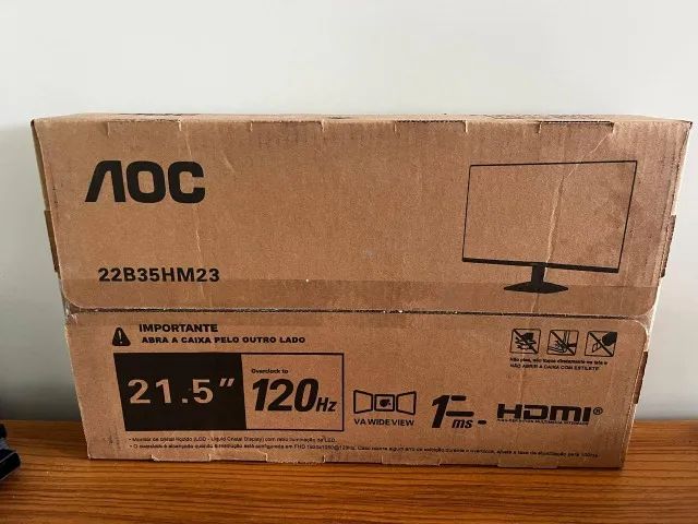 [Lacrado] Monitor Gamer AOC 120hz / FULL HD / 1ms / 21.5 polegadas - Foto 4