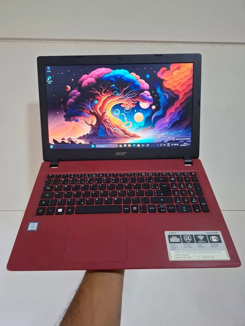 Notebook Core i5 7°geração - 8GB de Memória - SSD KINGSTON 240GB  - Foto 2